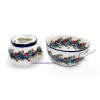 Miska 0,8L do fondue + podgrzewacz dek. 1535X Wianek
